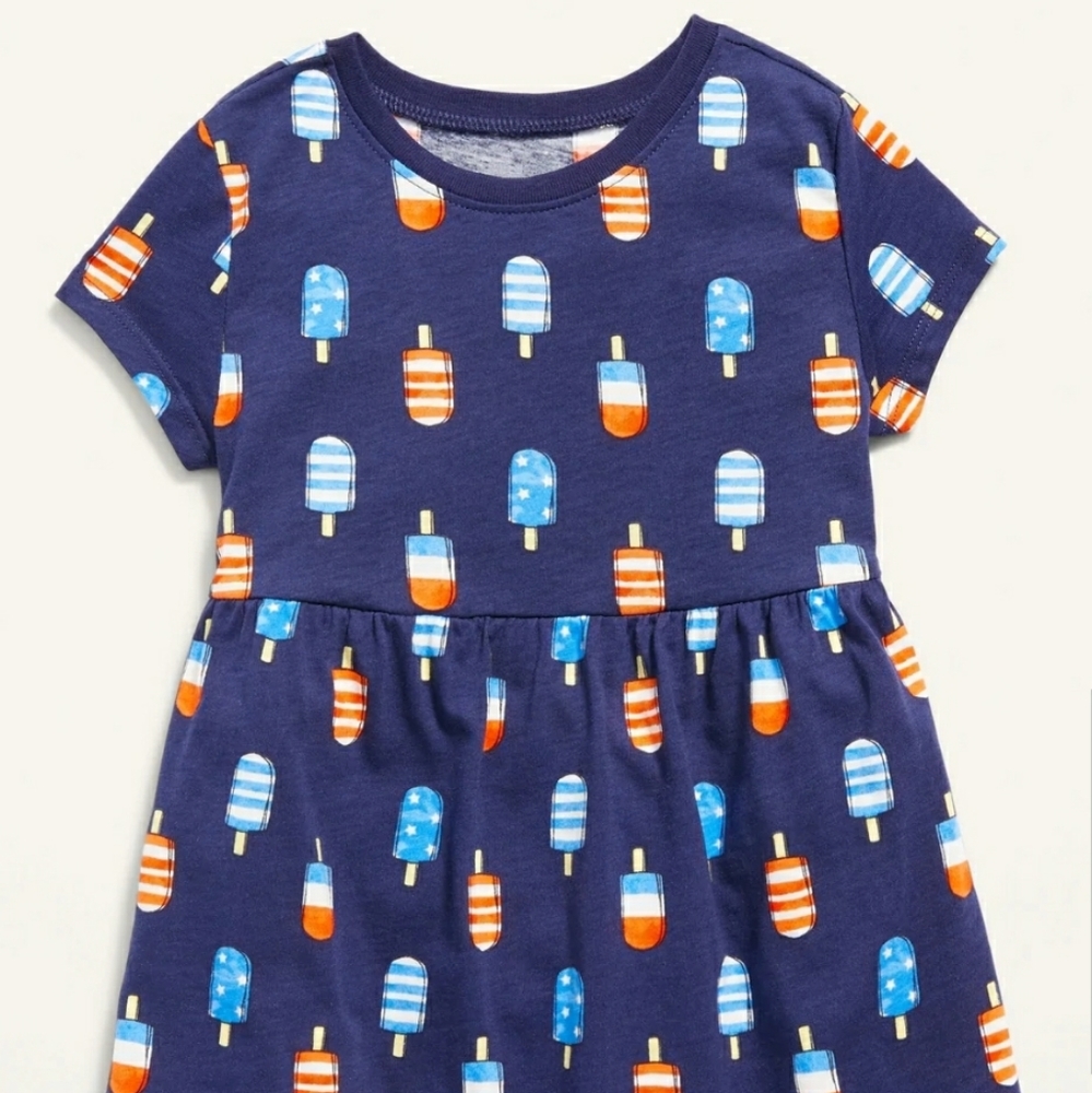 Short Sleeve fit & flare dress for Toddler